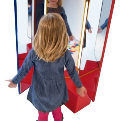 Espelho Triplo Dobrável