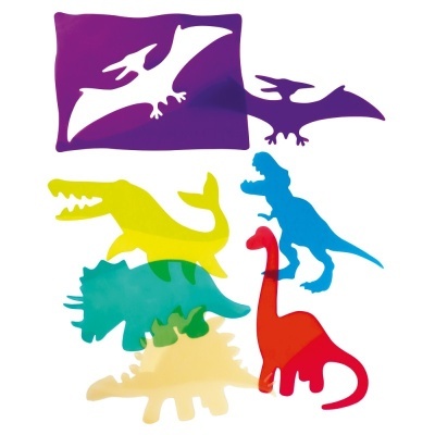 Stencil Translúcido Dinossauros