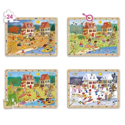 Set de Puzzles de Observação ? As 4 Estações