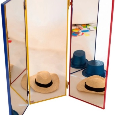 Espelho Triplo Dobrável