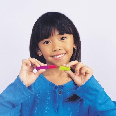 Conjunto de Pequeno Grupo de Barras Cuisenaire Conectáveis