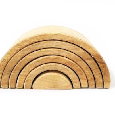 Arco-íris madeira natural