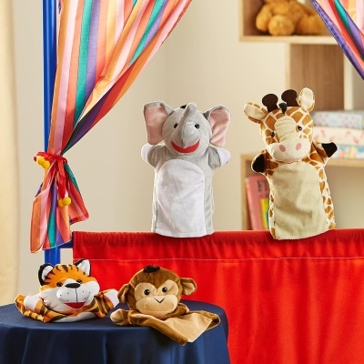 Fantoches Animais do Zoo