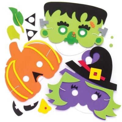 Kit máscaras Halloween - Pack of 4
