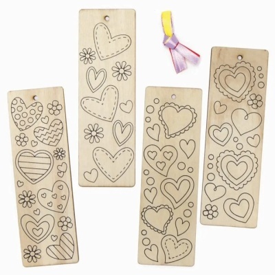 Marcador de Livros - Hearts - Pack de 8