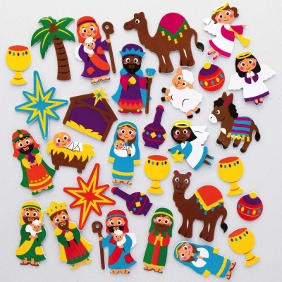 Nativity Stickers - pack de 200