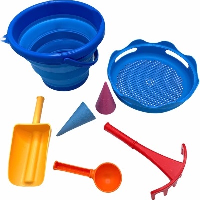 7 em 1 Conjunto de balde dobrável
