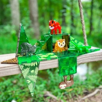 Magna-Tiles Animais da selva Magna-Tiles Animais da selva