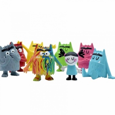 O monstro das Cores - figuras