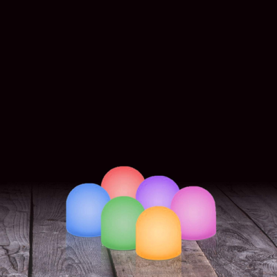 Mini Cúpulas Sensoriais Luminosas (pack de 6)