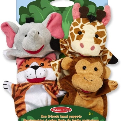 Fantoches Animais do Zoo