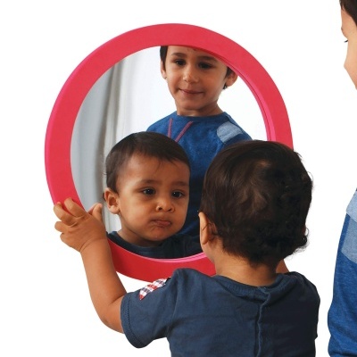 Espelho Redondo de Parede Softie