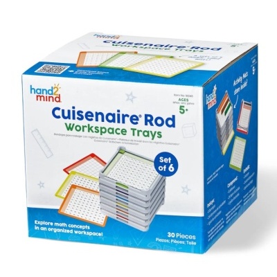 Bandejas de Trabalho para Barras de Cuisenaire - Conjunto de 6