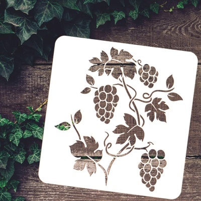 Grande Stencil Videira