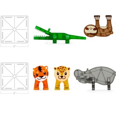 Magna-Tiles Animais da selva Magna-Tiles Animais da selva