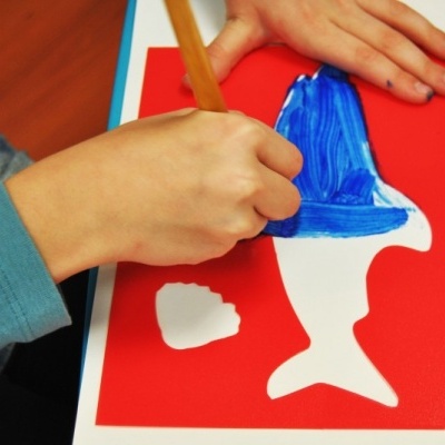 Stencil Translúcido Animais do mar