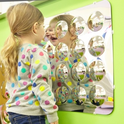 Painel de Espelho Convexo - dezasseis cúpulas