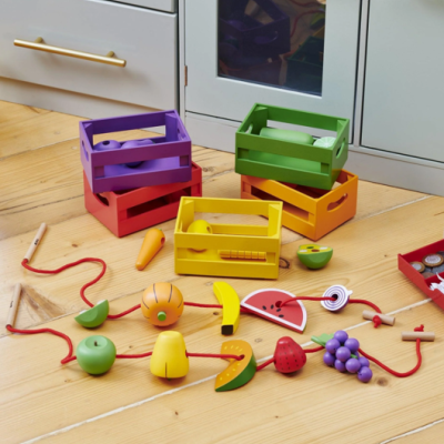 Caixas de Classificação de Frutas e Legumes em Madeira