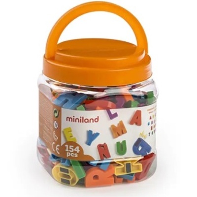 Letras Magnéticas Maiúsculas (154 Peças)