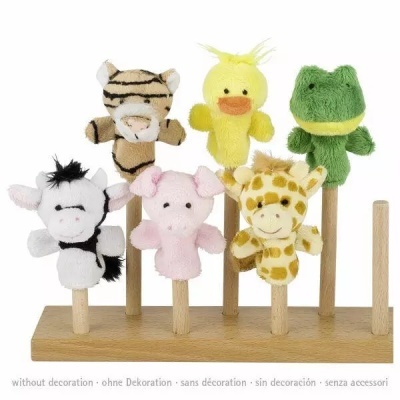 Set 6 Fantoches de dedo - Animais selvagens