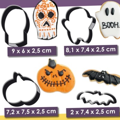 Halloween cookie cutters