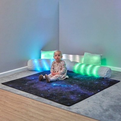 Tapete Sensorial com Fibras Ópticas Brilhantes