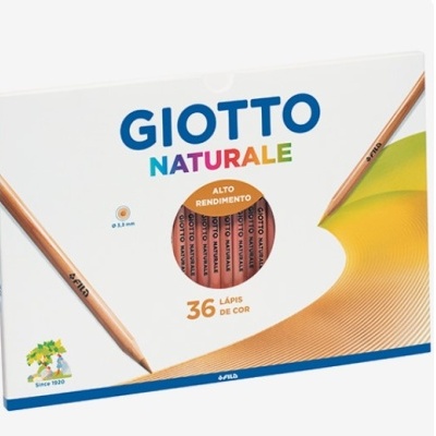 Lápis cor longos Giotto Naturale - opções