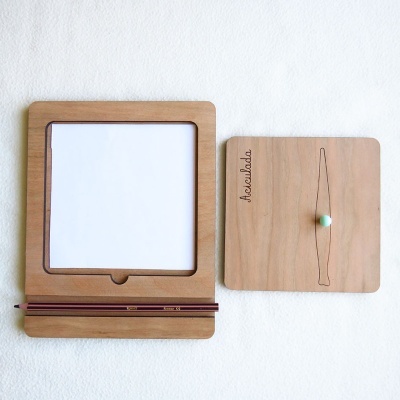 Inserções/ Stencils com formato de folhas