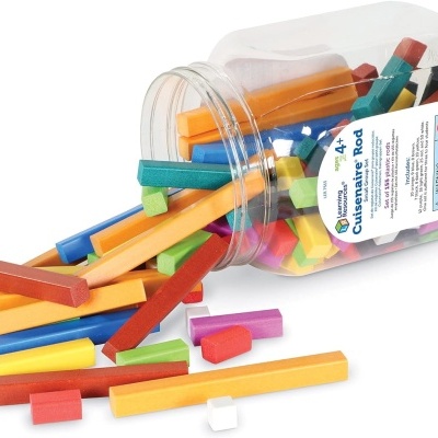 Conjunto de Pequeno Grupo de Barras Cuisenaire