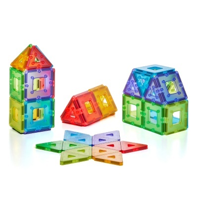Conjunto Inicial Translucent Polydron KinderMag