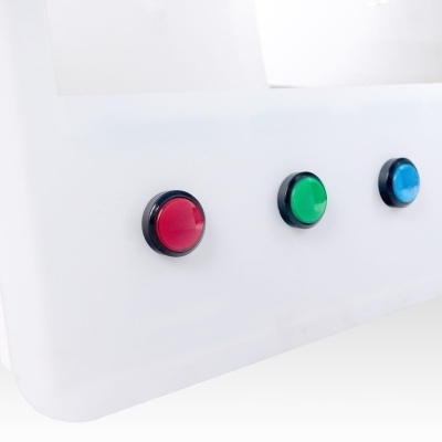 Painel mural interativo de Bolhas