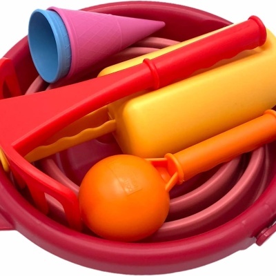 7 em 1 Conjunto de balde dobrável