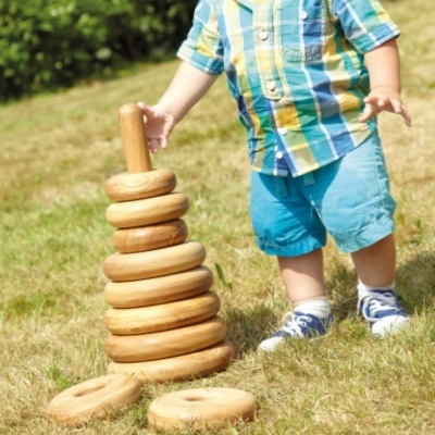 Pirâmide de Madeira Gigantes - Círculos