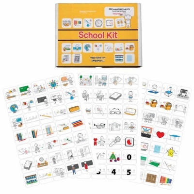 Kit Pictogramas Magnético Escolar