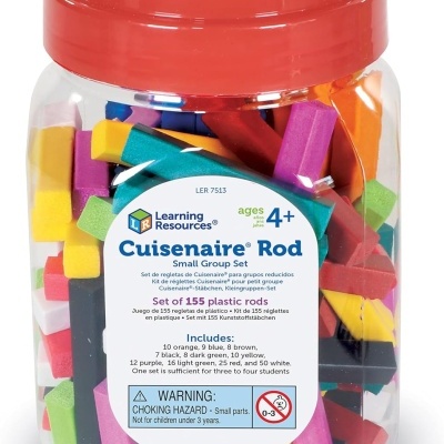 Conjunto de Pequeno Grupo de Barras Cuisenaire