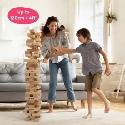 Torre de Madeira Gigante_ Jenga
