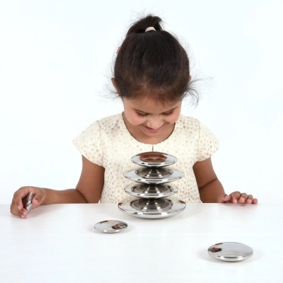 Botões Prateados Refletivos Sensoriais