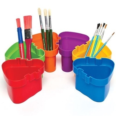Set de 6 Mini Plastic Pots