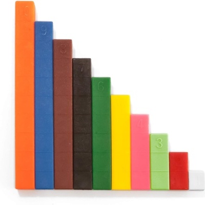 Barras Cuisenaire + atividades Miniland