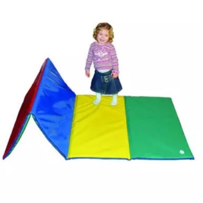 Tatami Dobrável de 4 Partes Multicoloridas