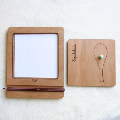 Inserções/ Stencils com formato de folhas