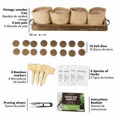 Kit Vintage - Mini horta urbana Kit Vintage - Mini horta urbana
