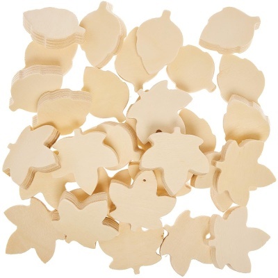 Pack de 30 Folhas de Madeira