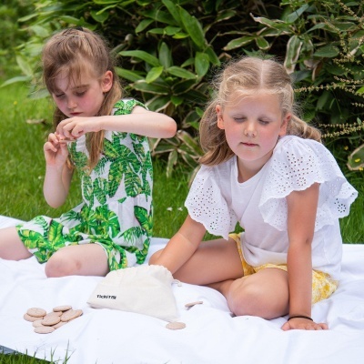 Conjunto Táctil de Tesouros de Madeira