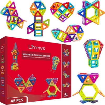 Limmys Magnetic Building Blocks 42 Peças