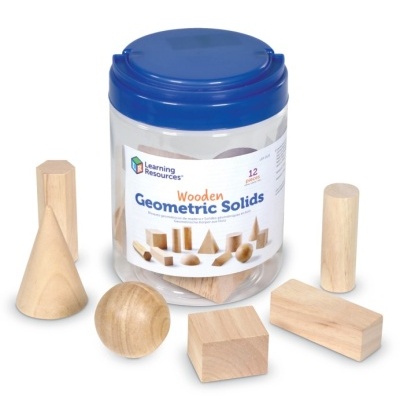 Conjunto de 12 sólidos geométricos