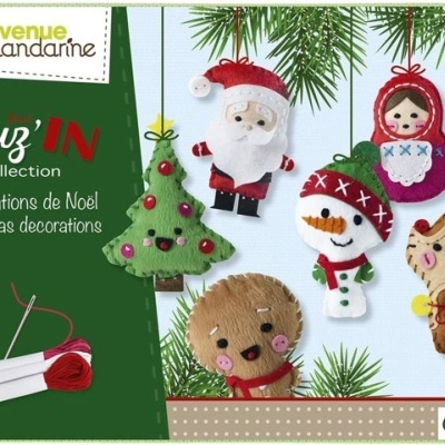 Kit de costura - Decorações de Natal