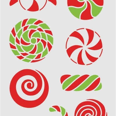 Grande Stencil Doçuras