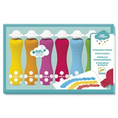 Marcador com ponta de esponja Djeco