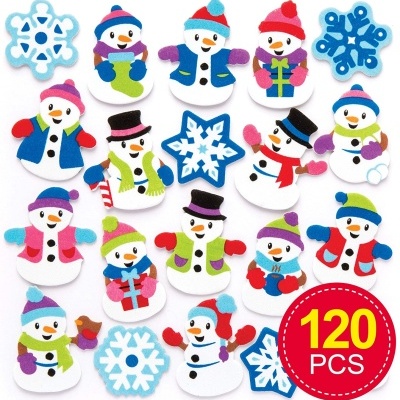 Snowman Foam Stickers